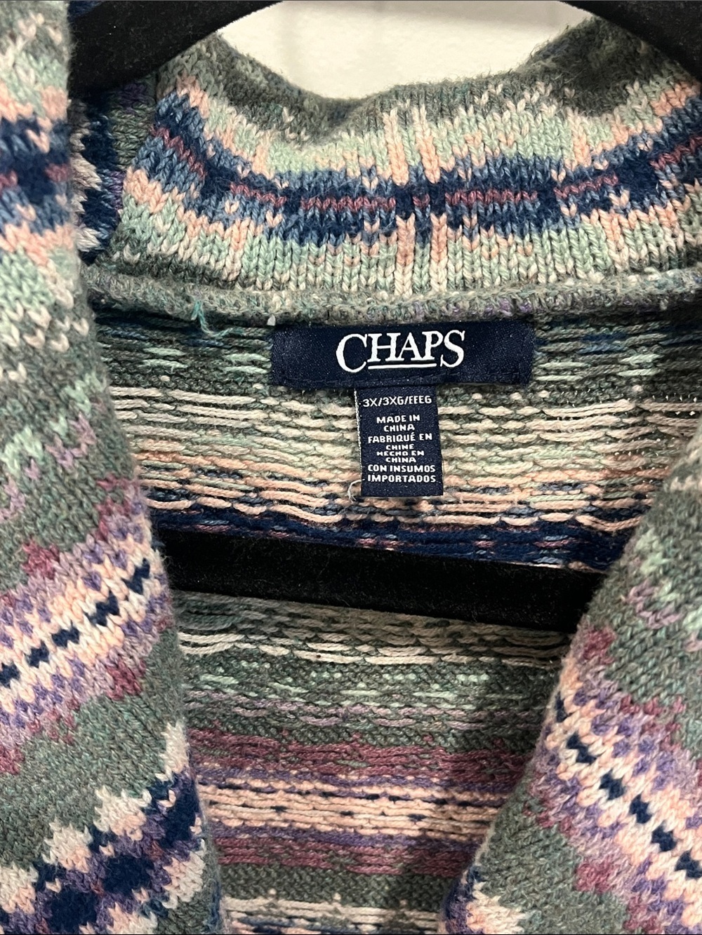 Chaps Sweater Vest - Picture 2 of 4